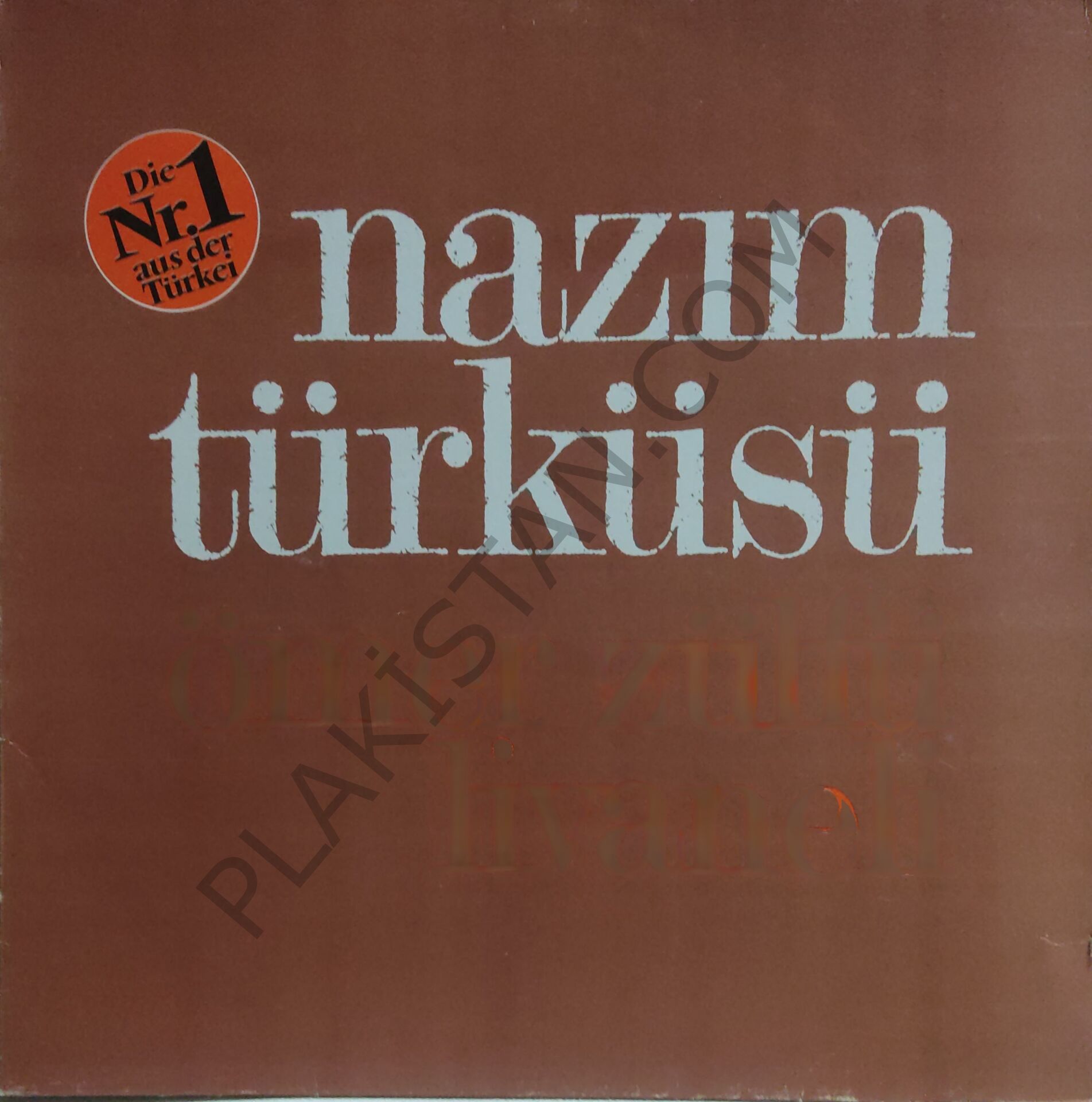 Ömer Zülfü Livaneli Alman Baskı Nazım Türküsü LP
