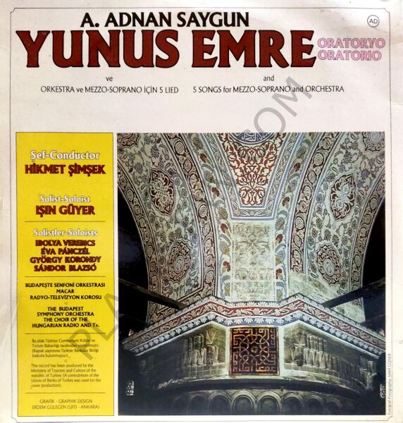 A. Adnan Saygun - Yunus Emre Oratoryo Double LP