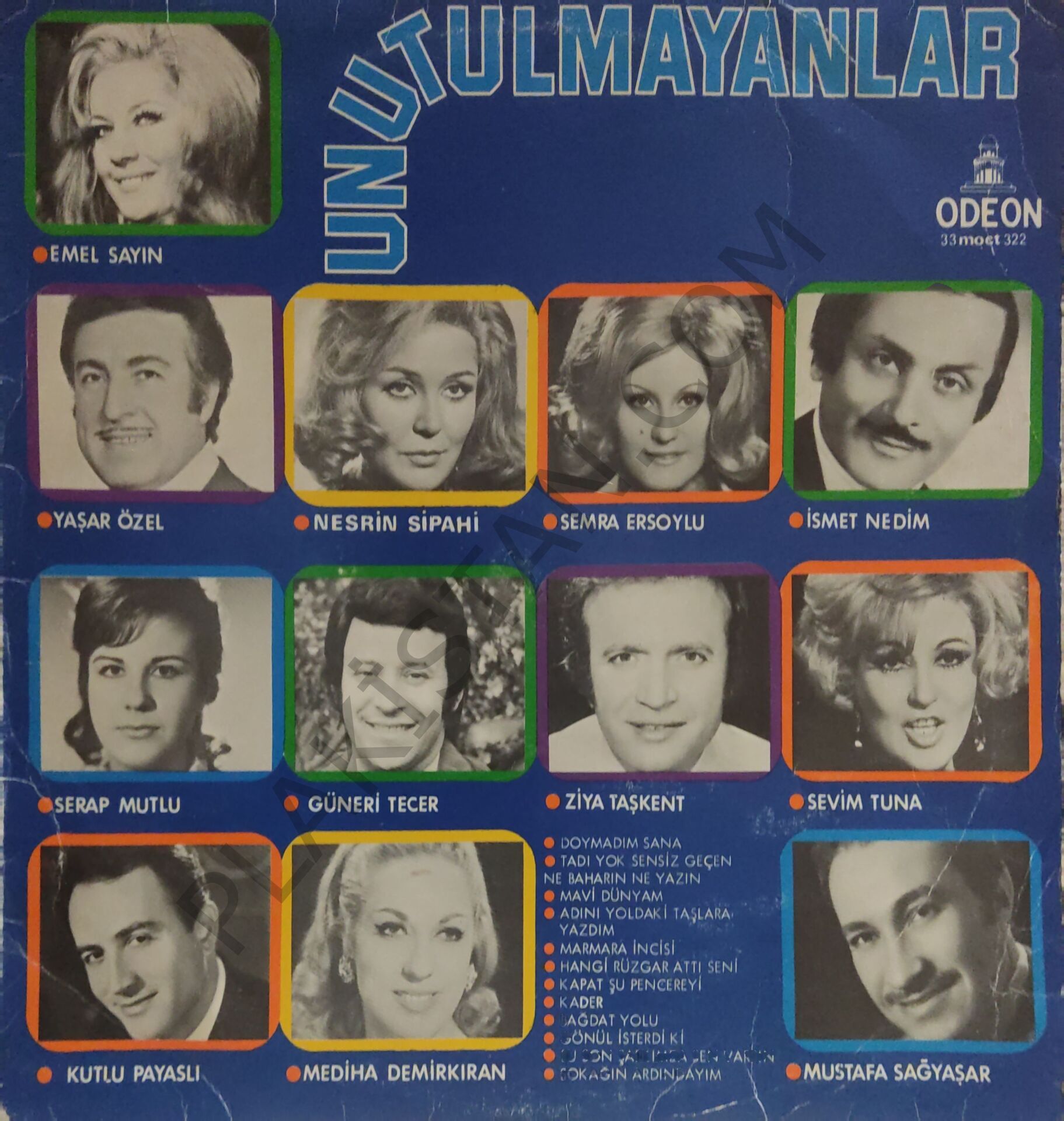 Unutulmayanlar  Odeon LP