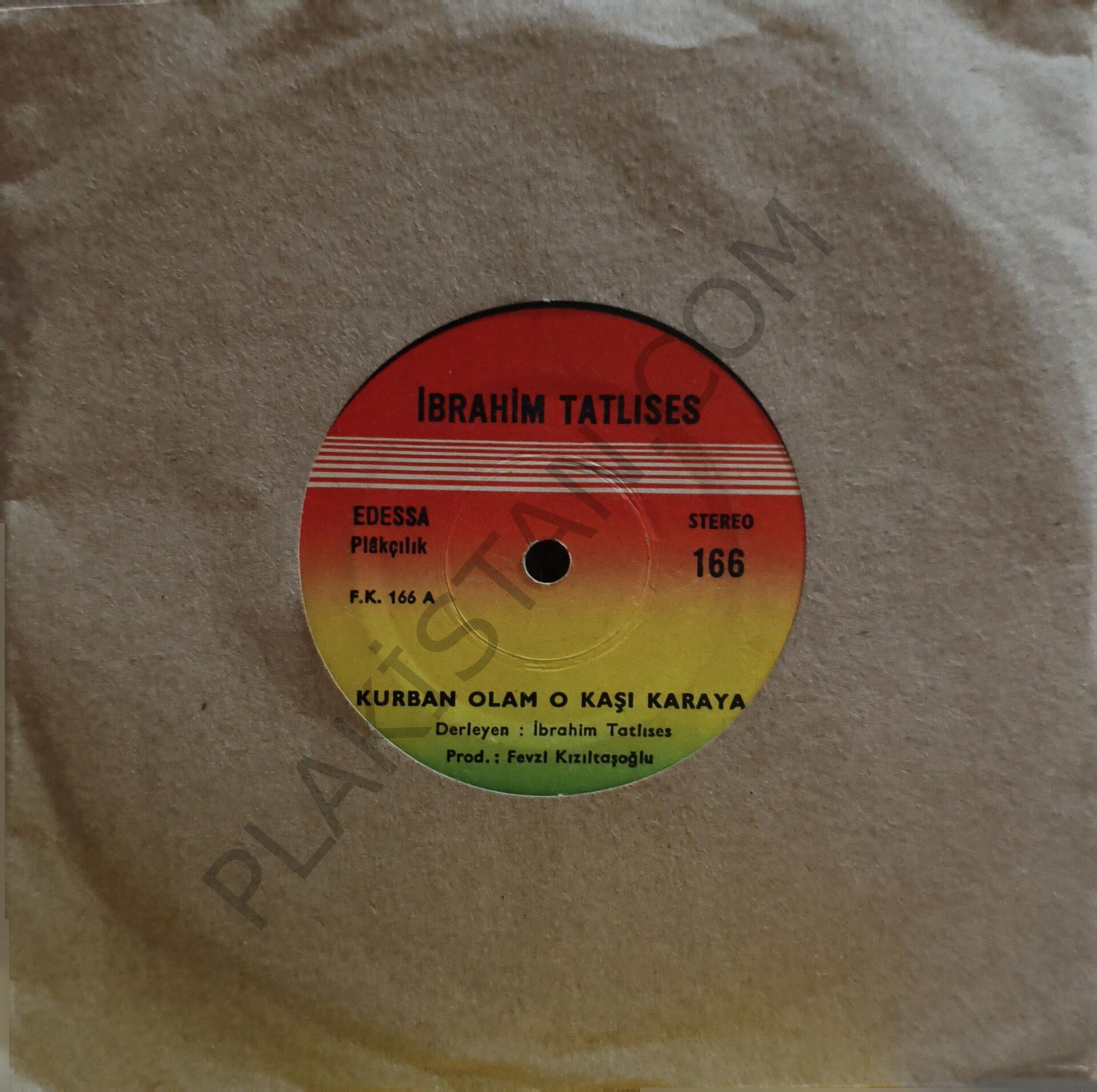 İbrahim Tatlıses - Kurban Olayım O Kaşı Karaya - 45 LİK PLAK