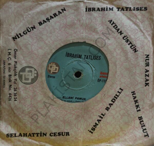 İbrahim Tatlıses - Hış Hışı Hançer 45 LİK PLAK