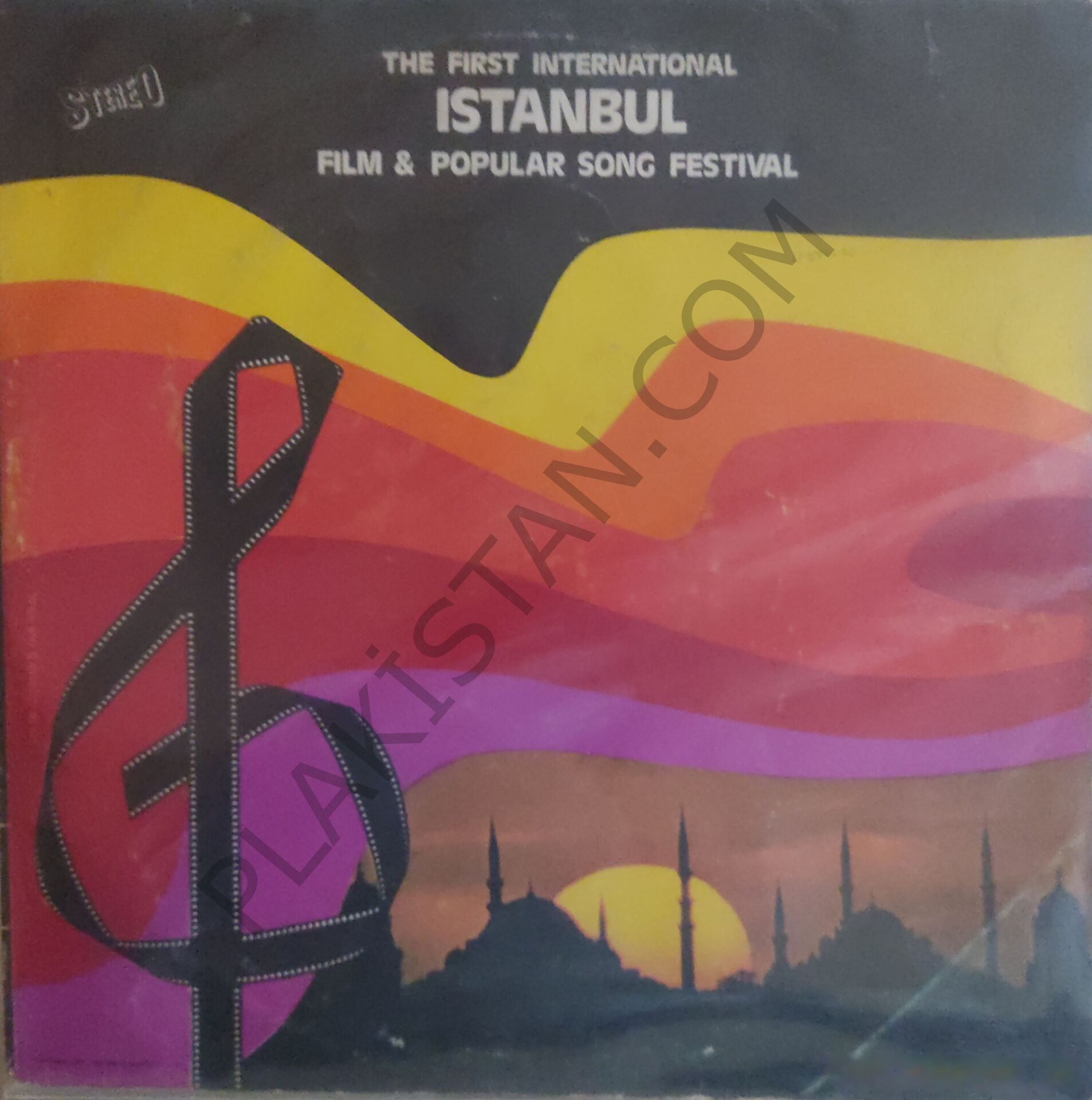 The First İnternational İstanbul Film & Popular Song Festival  2 LP PLAK