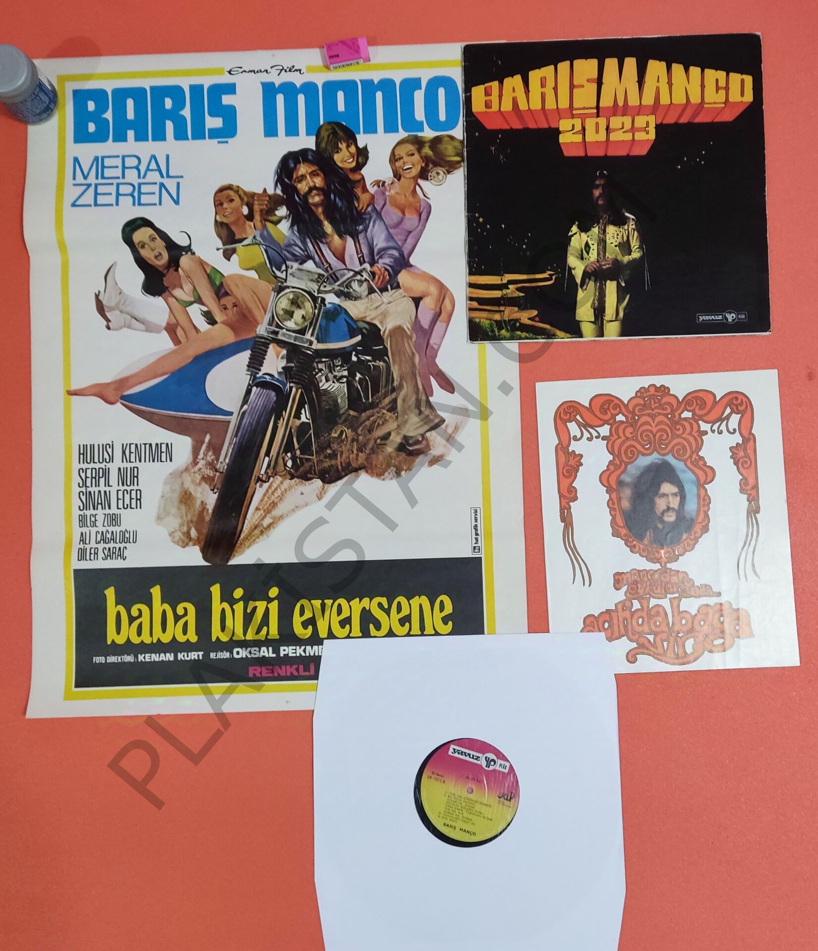 Barış Manço 2023 POSTER ve KİTAPÇIK LP PLAK