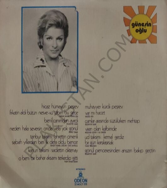 Zeki Müren Güneşin Oğlu LP