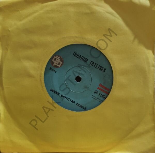 İbrahim Tatlıses - Zeyno 45 LİK PLAK