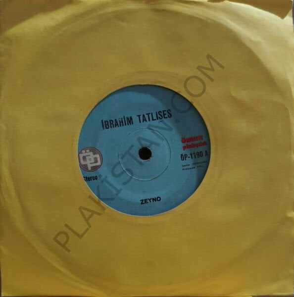 İbrahim Tatlıses - Zeyno 45 LİK PLAK