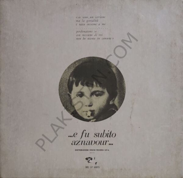 Charles Aznavour – Le Temps Des Loups / Avec Toi LP PLAK