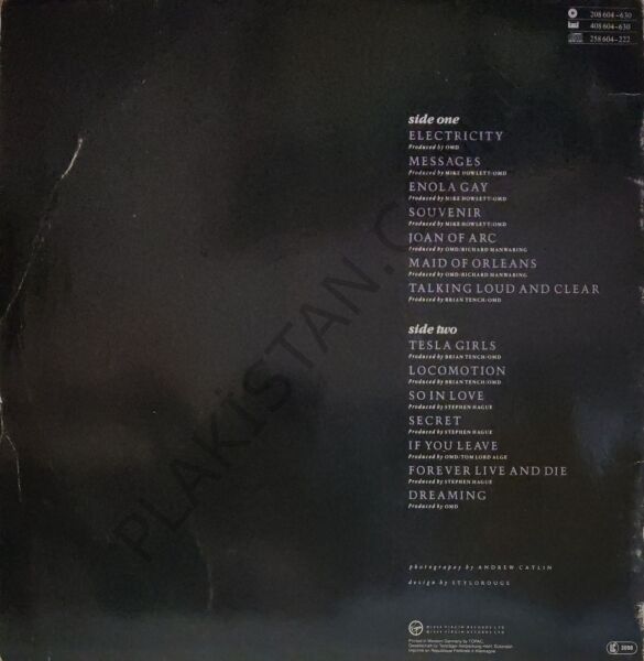 Orchestral Manoeuvres In The Dark – The Best Of OMD LP PLAK