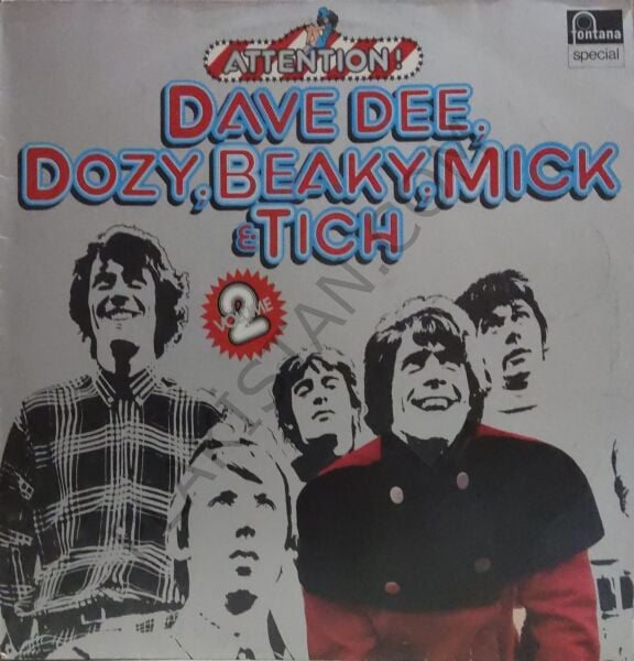 Dave Dee, Dozy, Beaky, Mick & Tich – Attention! Dave Dee, Dozy, Beaky, Mick & Tich. LP PLAK