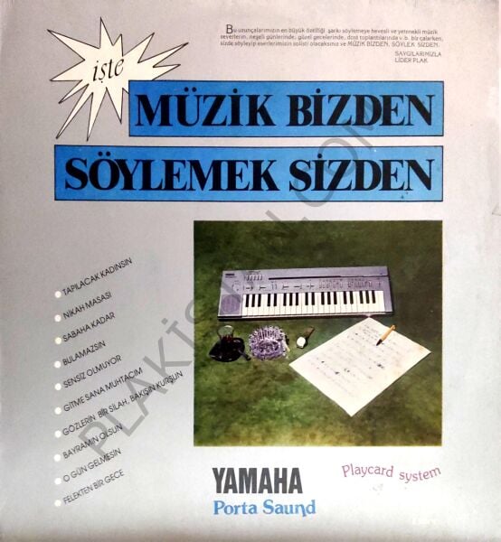 Müzik Bizden Söylemek Sizden  LP PLAK