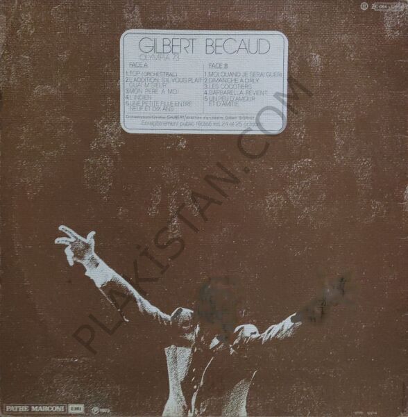 Gilbert Bécaud – Olympia 73 - Enregistrement Public LP PLAK