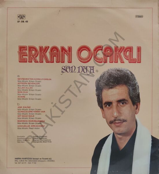 Erkan Ocaklı Son Dua LP