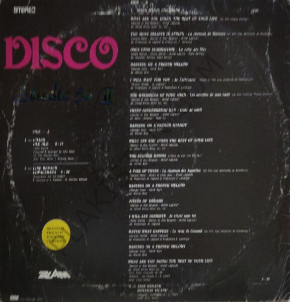 Disco Studio 54 / II LP PLAK