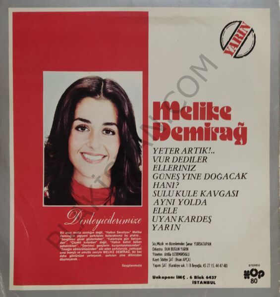 Melike Demirağ & Yeter Artık LP PLAK