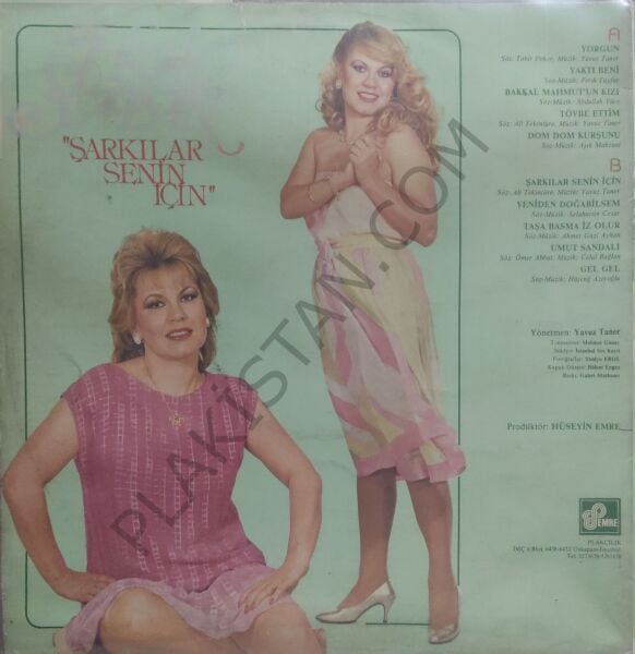Huri Sapan & Şarkılar senin için LP PLAK