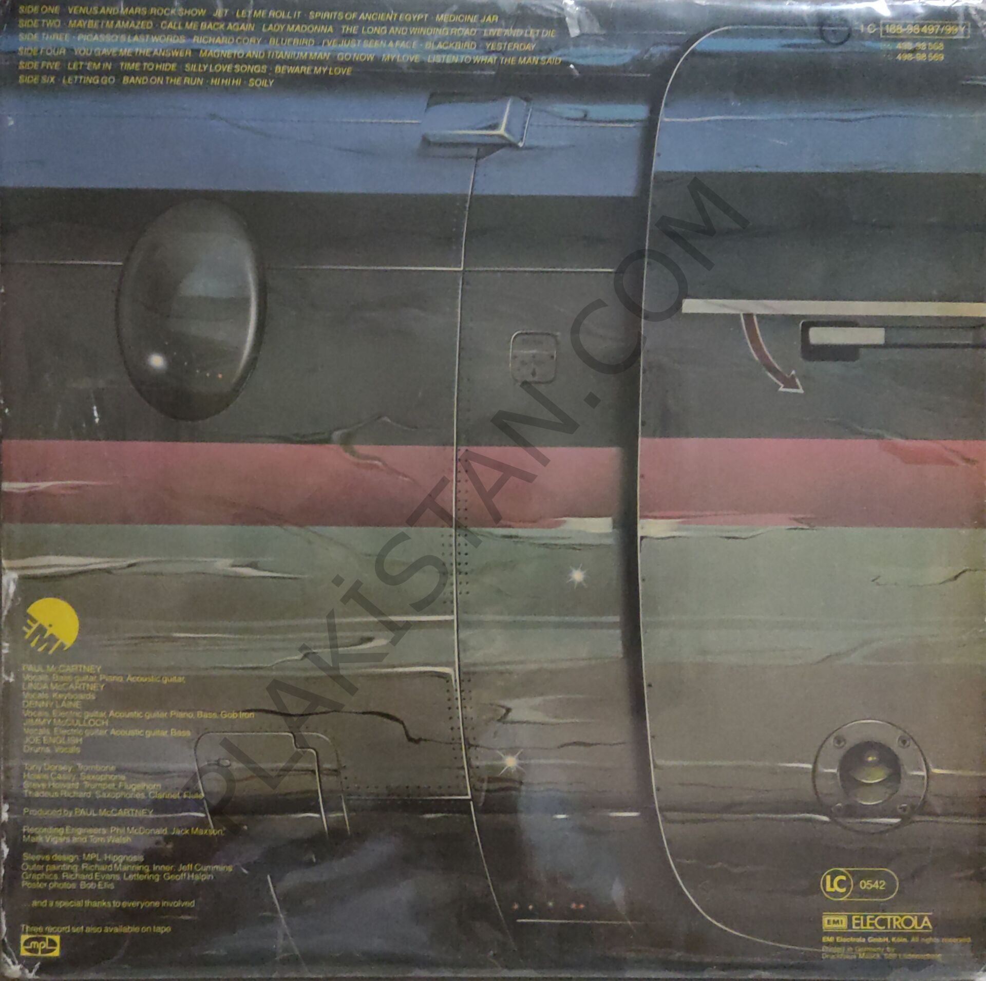 Wings (2) – Wings Over America 3 LP PLAK