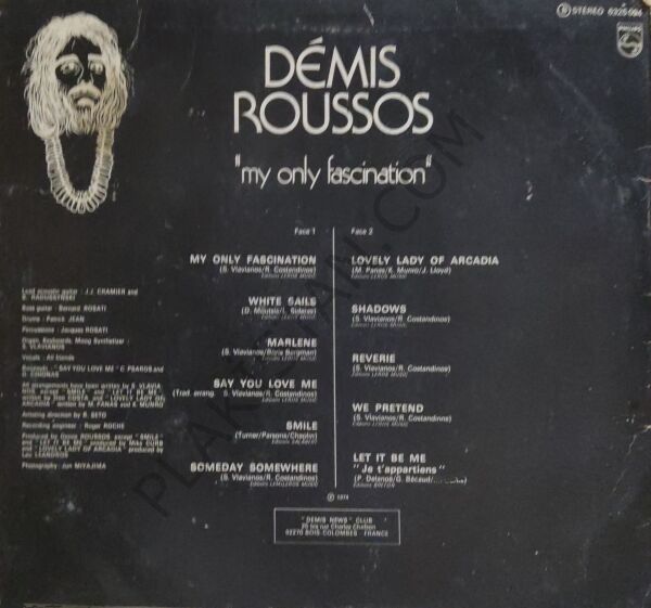 Demis Roussos My Only Fascination LP PLAK