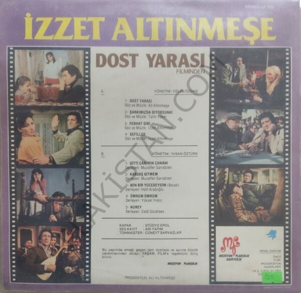 İzzet Altınmeşe Dost Yarası Filminden LP