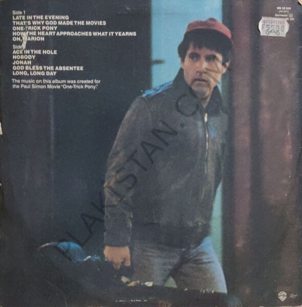 Paul Simon ONE TRICK PONY LP PLAK