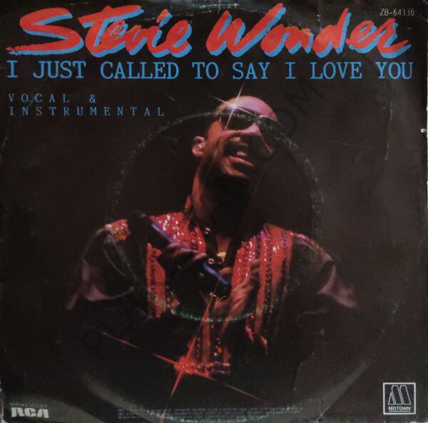 Stevie Wonder – I Just Called To Say I Love You 45 LİK PLAK