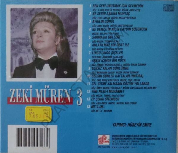 Zeki Müren 3: Pırlanta CD