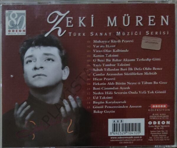 Zeki Müren – Güneşin Oğlu CD