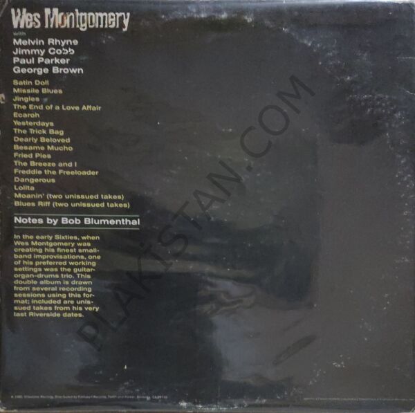 Wes Montgomery – Yesterdays 2 LP PLAK