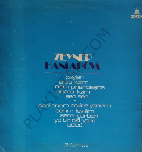 Zeynep Hanlarova LP PLAK