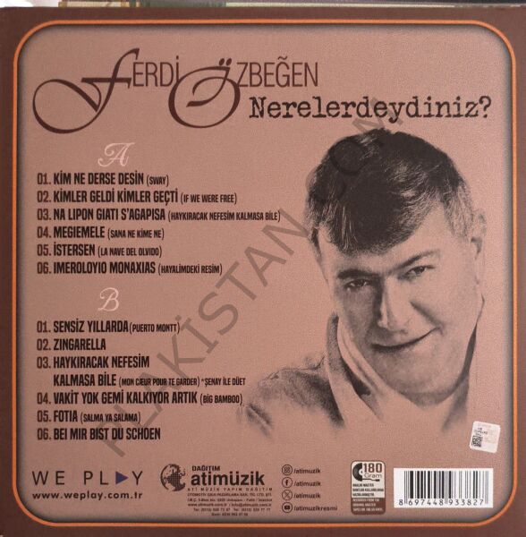 Ferdi Özbeğen – Nerelerdeydiniz?  LP PLAK