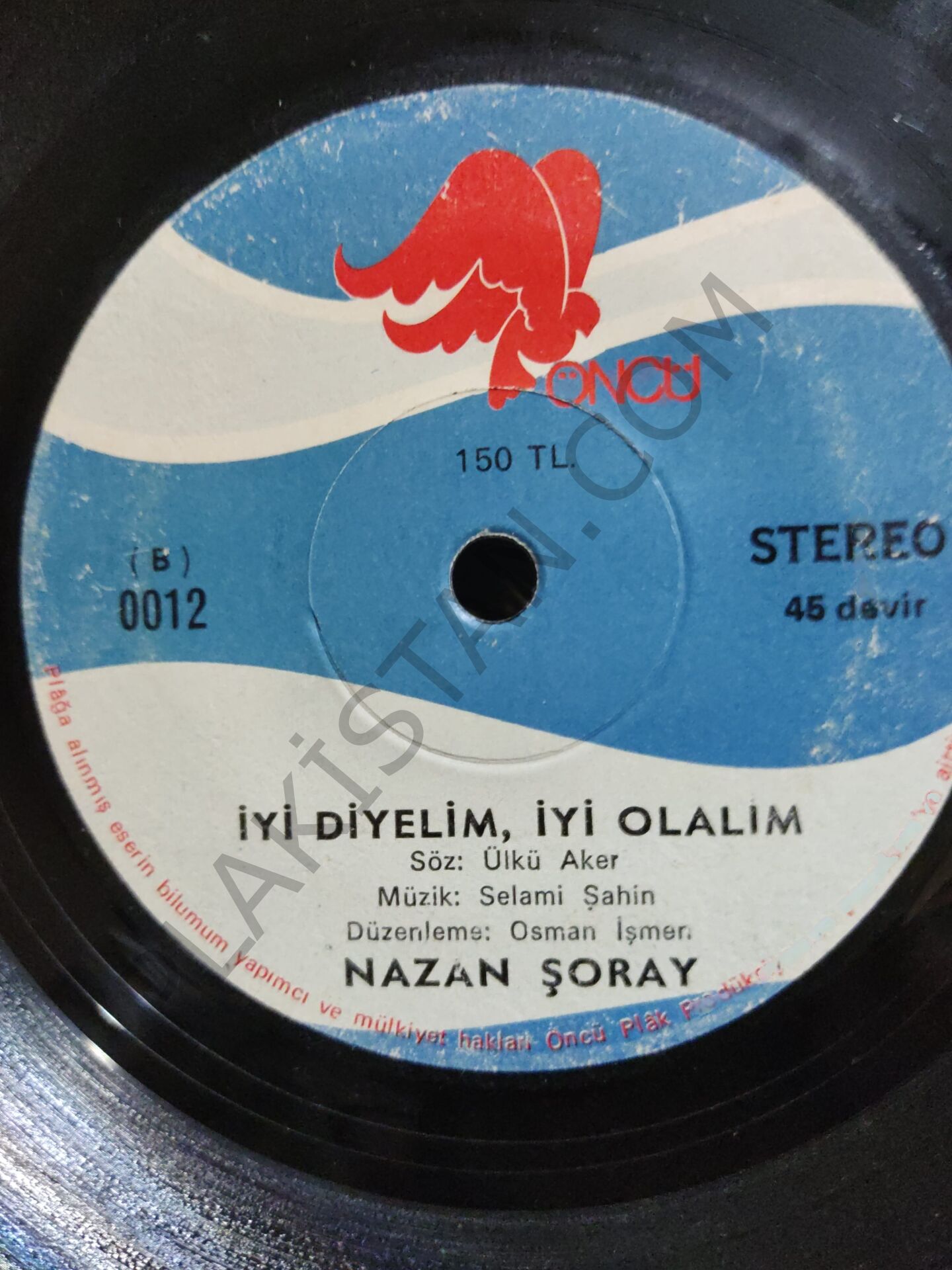 Nazan Şoray Hal Hal 45 LİK PLAK
