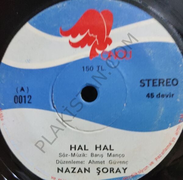 Nazan Şoray Hal Hal 45 LİK PLAK