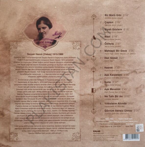 Seyyan Hanım – Tangolar LP PLAK