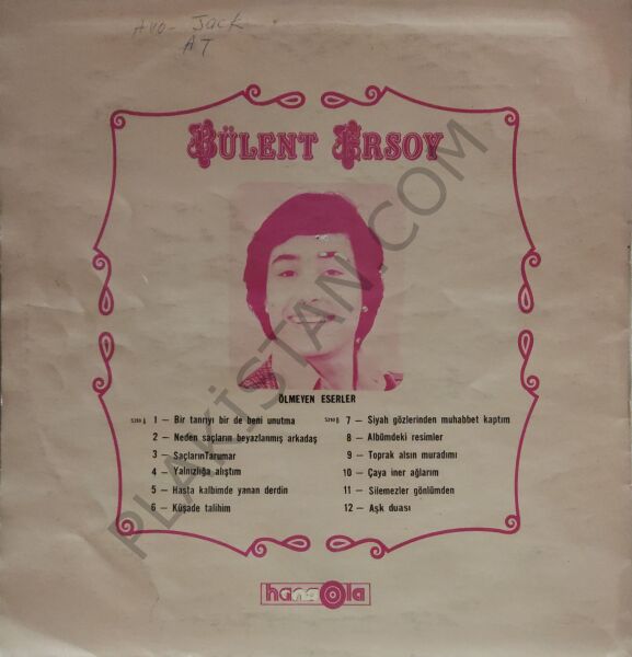 Bülent Ersoy Bir Tanrıyı Birde Beni Unutma LP