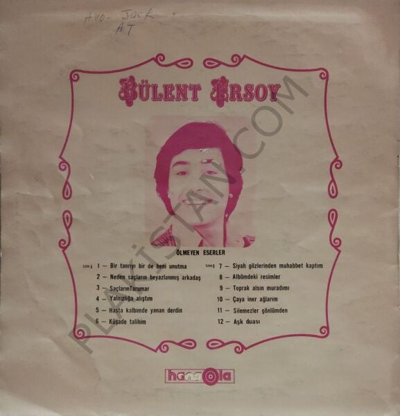 Bülent Ersoy Bir Tanrıyı Birde Beni Unutma LP PLAK