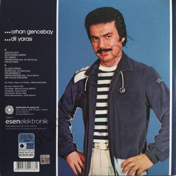 ORHAN GENCEBAY - DİL YARASI ( Yeni baskı ) LP PLAK
