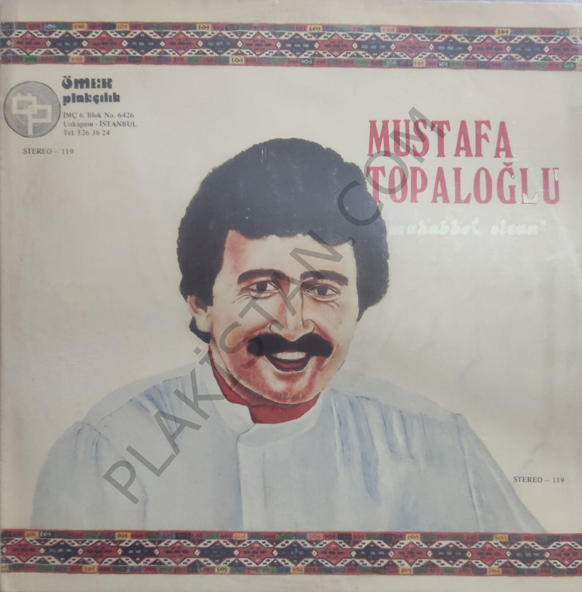 Mustafa Topaloğlu Muhabbet Olsun LP PLAK