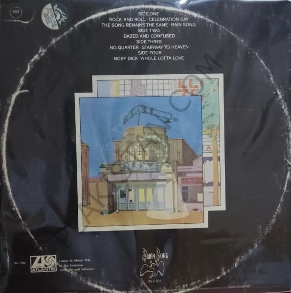 Led Zeppelin – The Soundtrack From The Film The Song Remains The Same Yerli Baskı LP PLAK