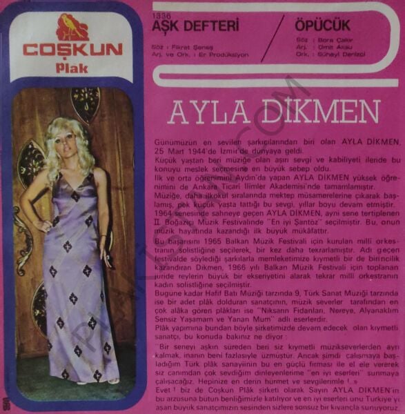 Ayla Dikmen Aşk Defteri
