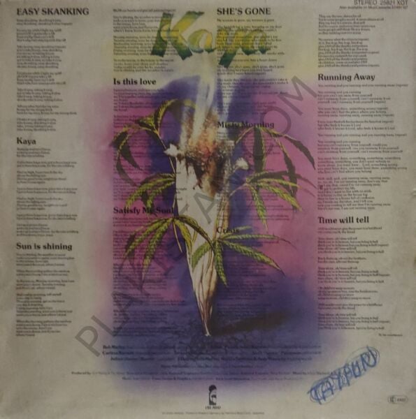 Bob Marley & The Wailers – Kaya LP PLAK