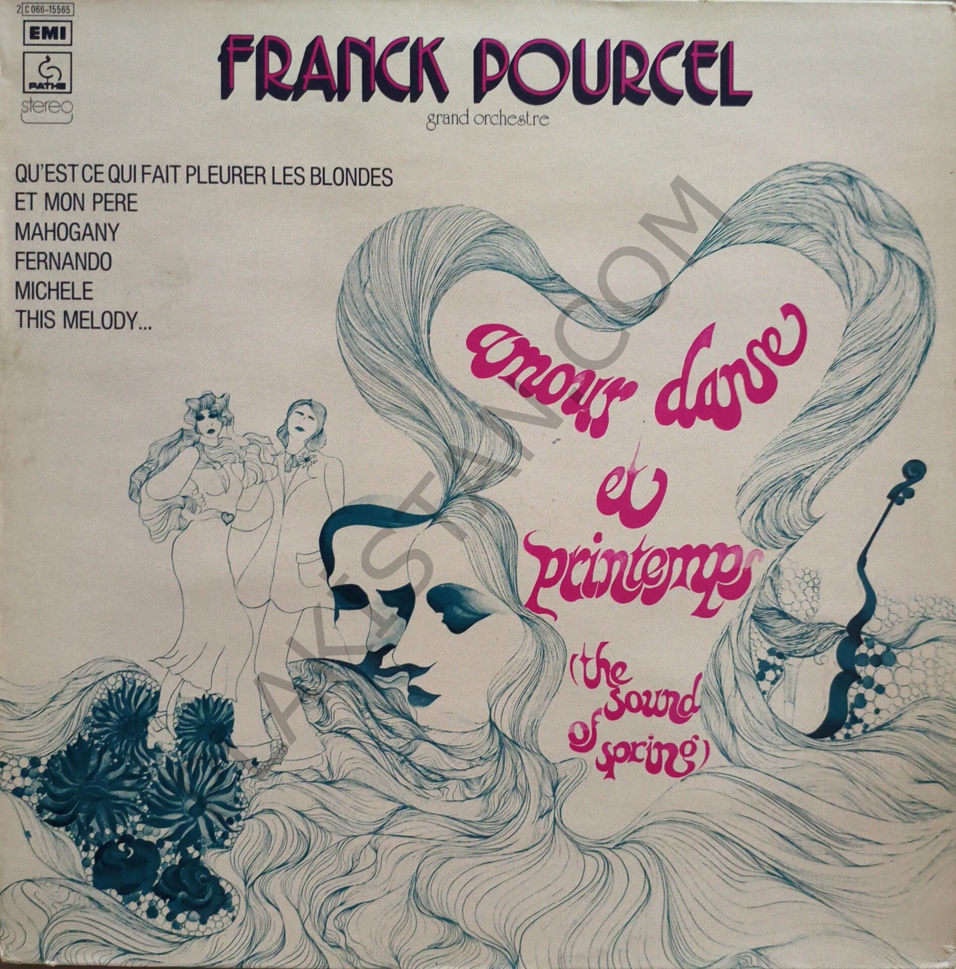 Franck Pourcel Grand Orchestre* – Amour, Danse Et Printemps (The Sound Of Spring) LP PLAK