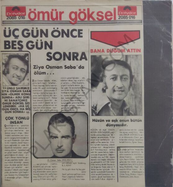 Ömür Göksel Ha Üç Gün Önce Ha Beş Gün Sonra 45lik