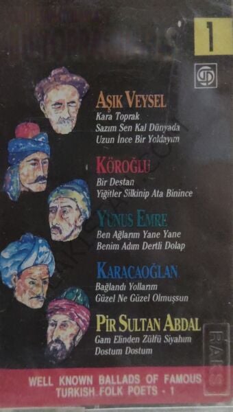 Bu Toprağın Sesi - Aşık Veysel - Köroğlu - Yunus Emre - Karacaoğlan - Pir Sultan Abdal KASET