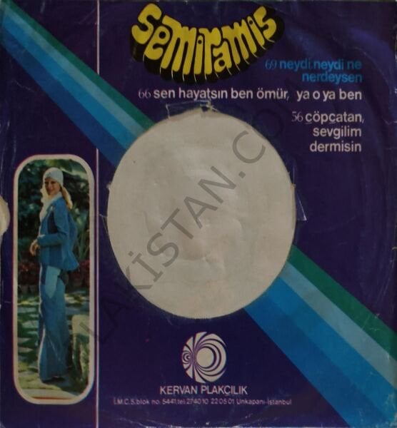 Semiramis Pekkan – Bana Yalan Söylediler / Unuttu Unuttu 45 LİK PLAK