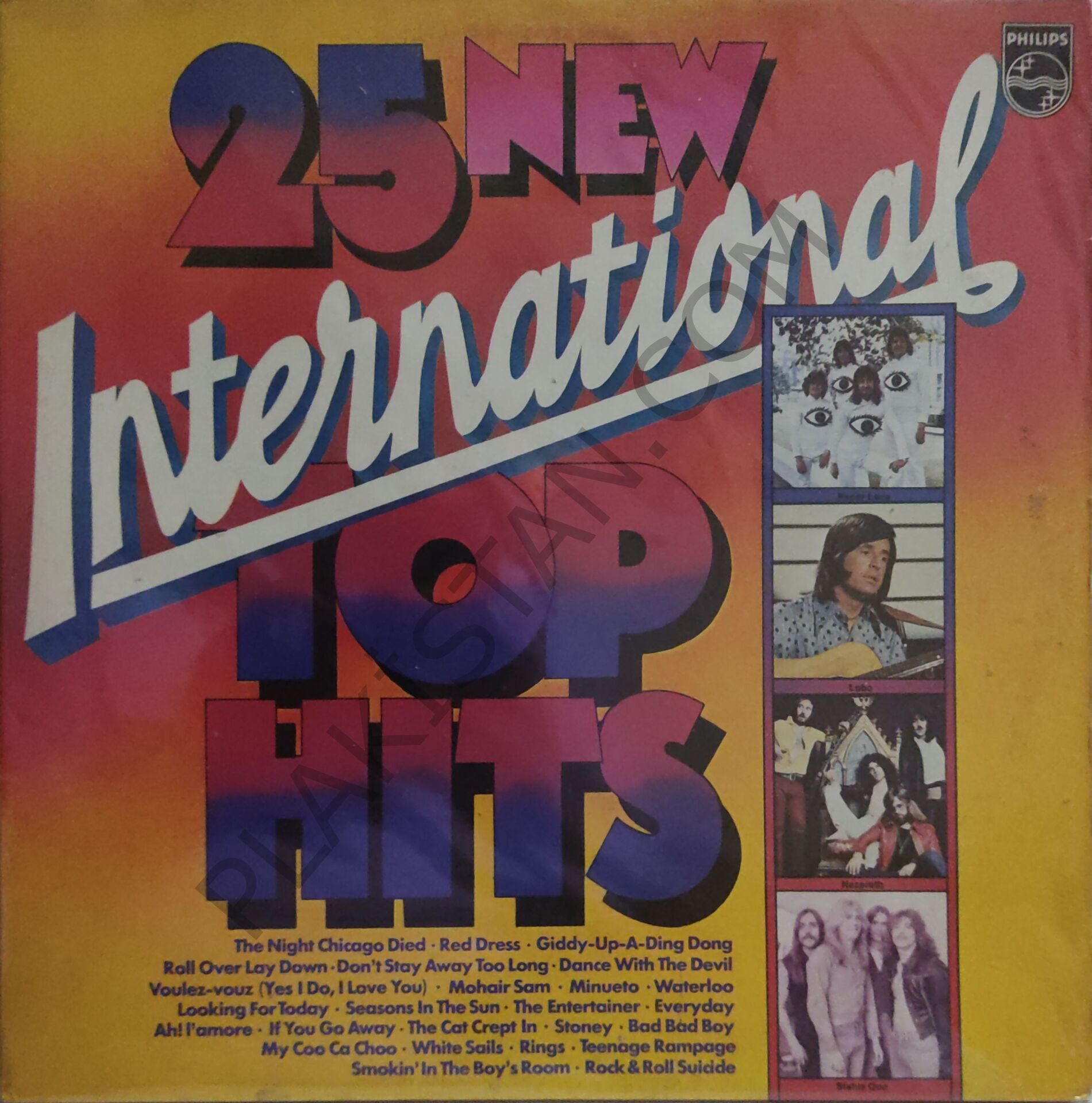 25 New International Top Hits 2 LP PLAK