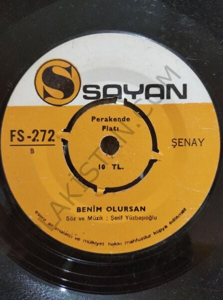Şenay - Kapaksız - Sev Kardeşim 45lik PLAK