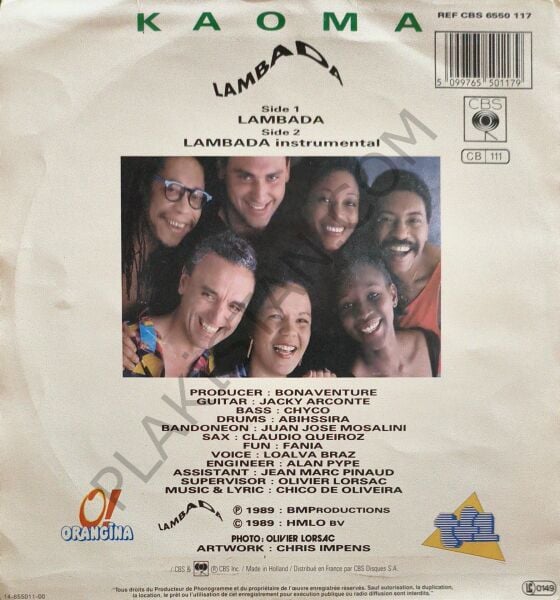 Kaoma Lambada - 45 LİK PLAK