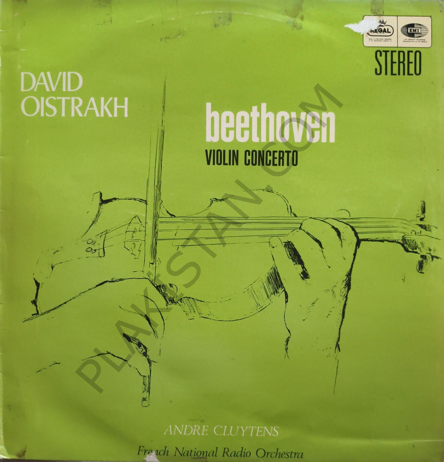 Beethoven Vıolın cancerto LP PLAK