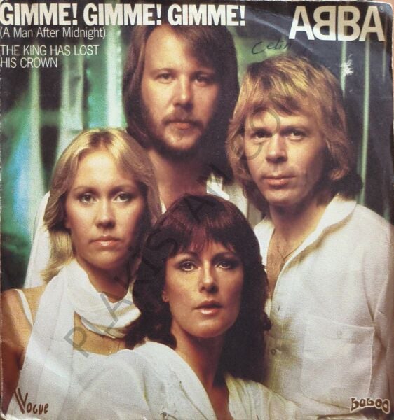 ABBA – Gimme! Gimme! Gimme! (A Man After Midnight) 45 LİK PLAK