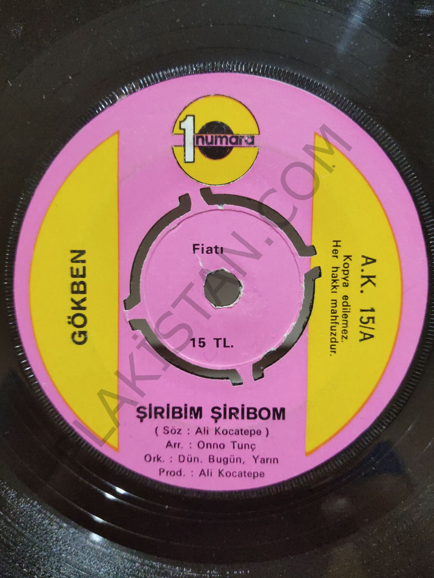 Gökben - Şiribim Şiribom 45lik PLAK