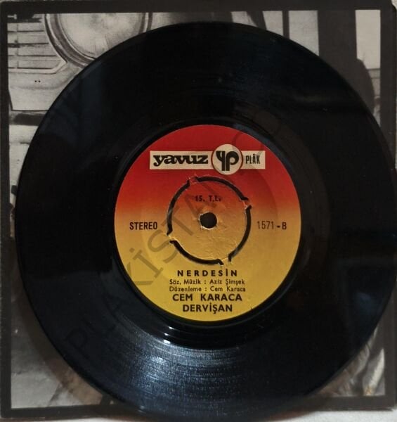 Cem Karaca & Tamirci Çırağı 45 LİK PLAK